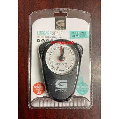G-Force Portable Luggage Weight Scale with Tape Measure-Up to 80 Lbs. NEW Sealed