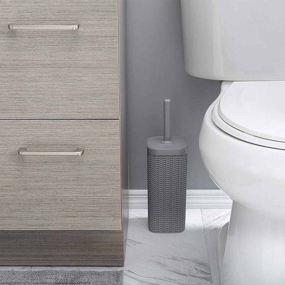 Bath Bliss Sailor Knot Toilet Brush - Grey