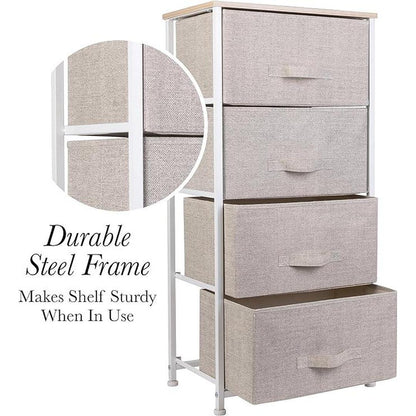 Simplify 4 Drawer Storage Chest in Beige