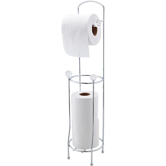 Bath Bliss Toilet Paper Reserve & Dispenser, Chrome