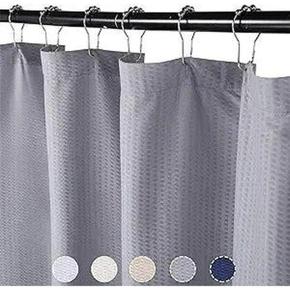 Bath Bliss 12 Pack Double Hook Shower Curtain Rings - Stylish Chrome Finish, Perfect Fit for All Shower Curtains