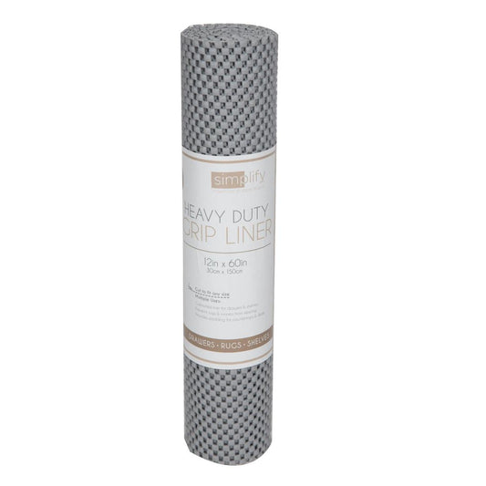 Simplify 5FT Roll Heavy Duty Grip Liner in Grey PVC