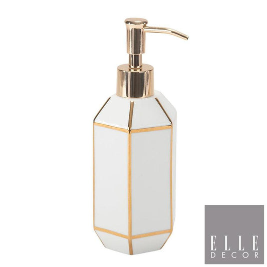 Art Deco Soap Dispenser W Pump -GOLD