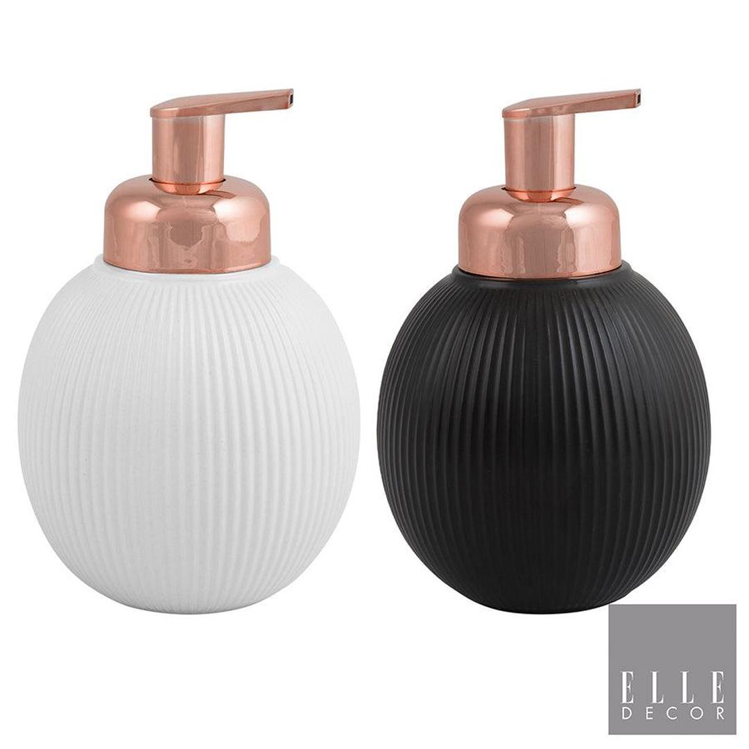 Ridged Globe Round Soap Dispenser