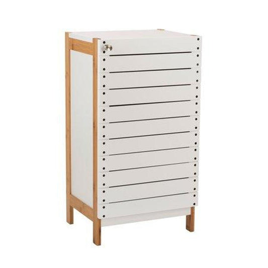 Neu Home 2 Shelf Bamboo Floor Cabinet Bedding