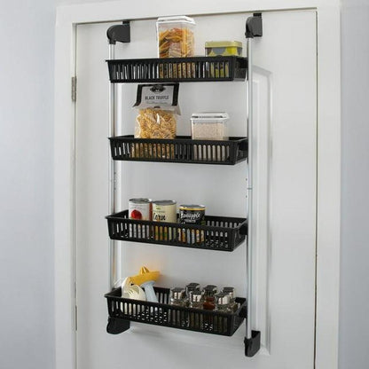 Organize It All 4 Basket Over the Door Storage Organizer Hook