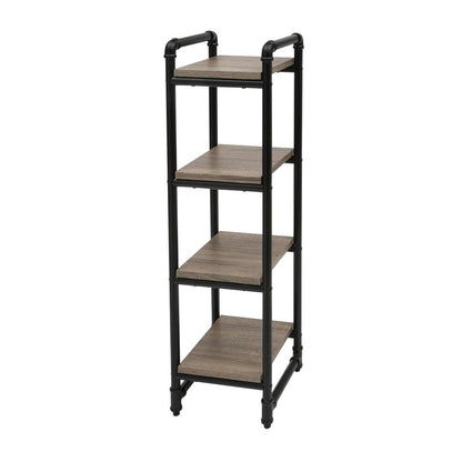 Organize It All 4 Tier Pipe Line Storage Shelf Unit