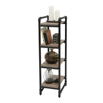 Organize It All 4 Tier Pipe Line Storage Shelf Unit