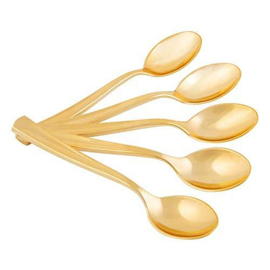 Luxe Party Milan Gold Plastic Spoons, One Size