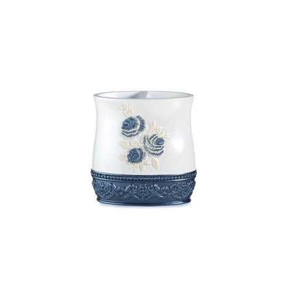 Popular Bath Blossom Rose Tb Holder, Blue