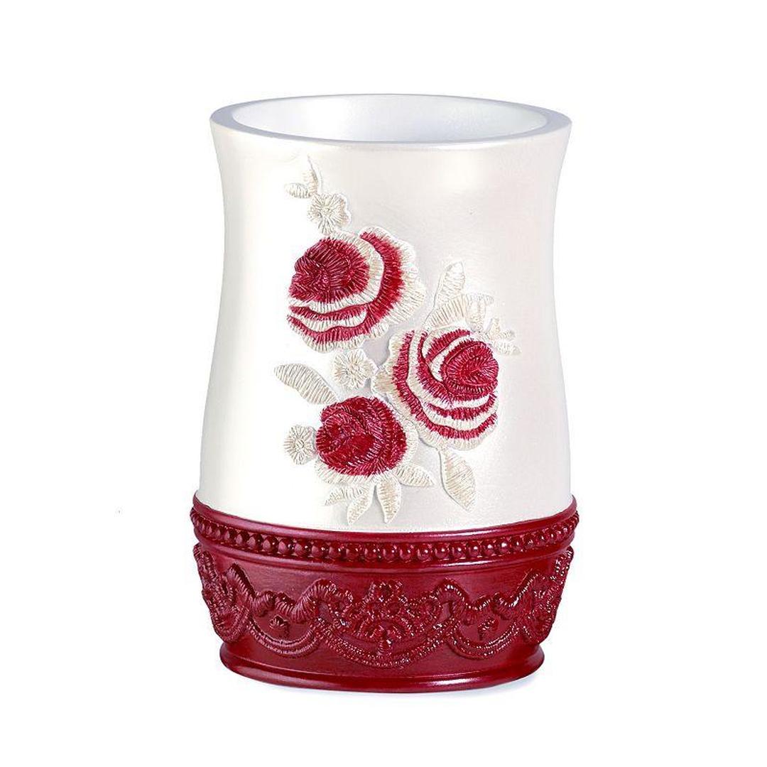 Popular Bath Blossom Rose, Tumbler, Burgundy