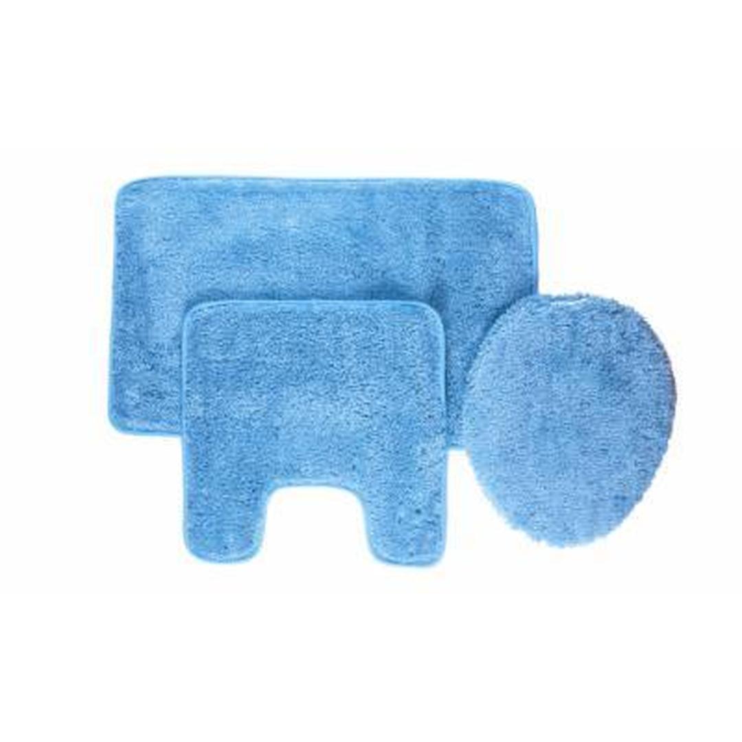 Popular Bath Florence 3-PC Rug Set Aqua Blue