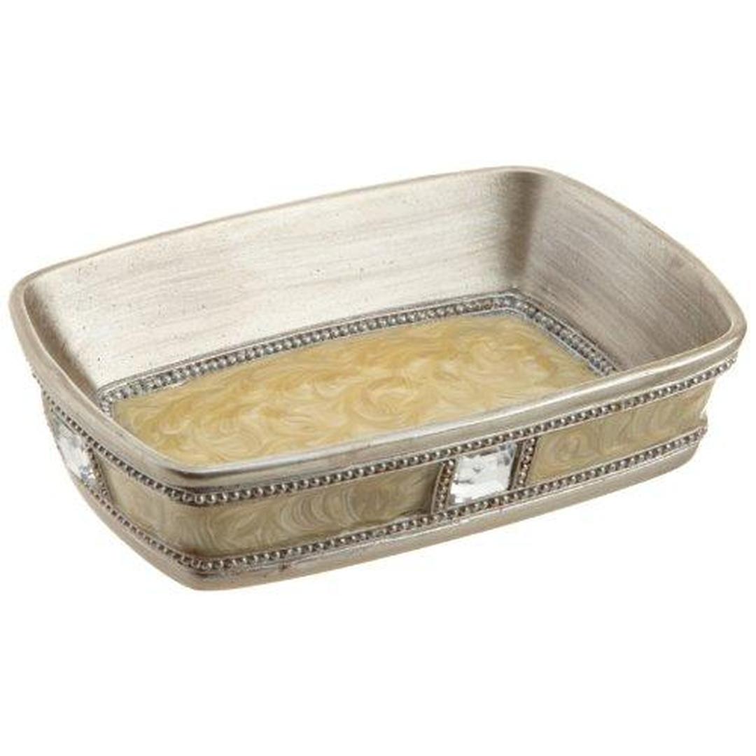 Popular Bath Francesca Soap Dish, Silver