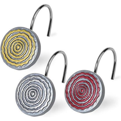 Popular Bath Sedona Collection, Shower Hooks, Grey