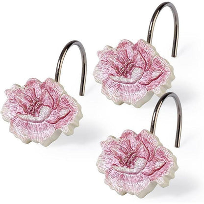 Popular Bath Dublin Rose, Shower Hooks, Beige