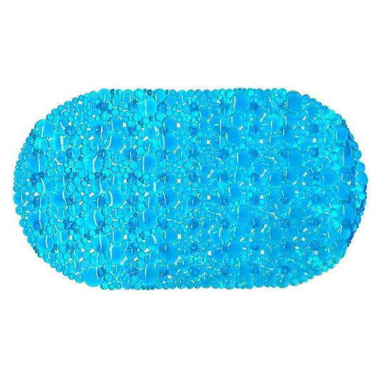 AQUARIUS VINYL TUB MAT 15x27 BLUE