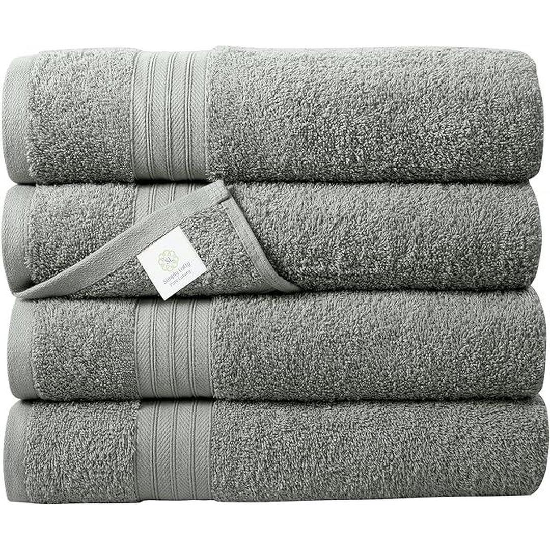 LOFTY BATH TOWEL 30” x 54” - GREY