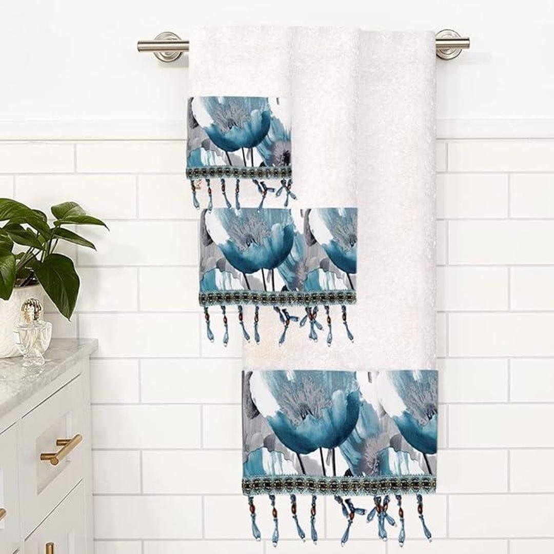 Popular Bath Poppy Fields 3PC Towel Set - Thumbnail 2