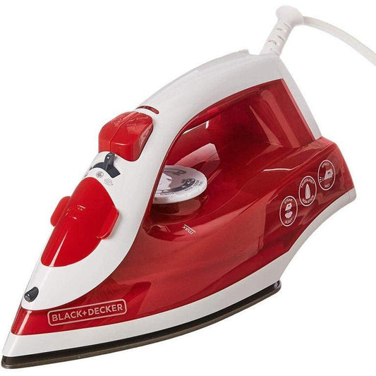 Black+Decker, Red, Variable Control Compact Iron