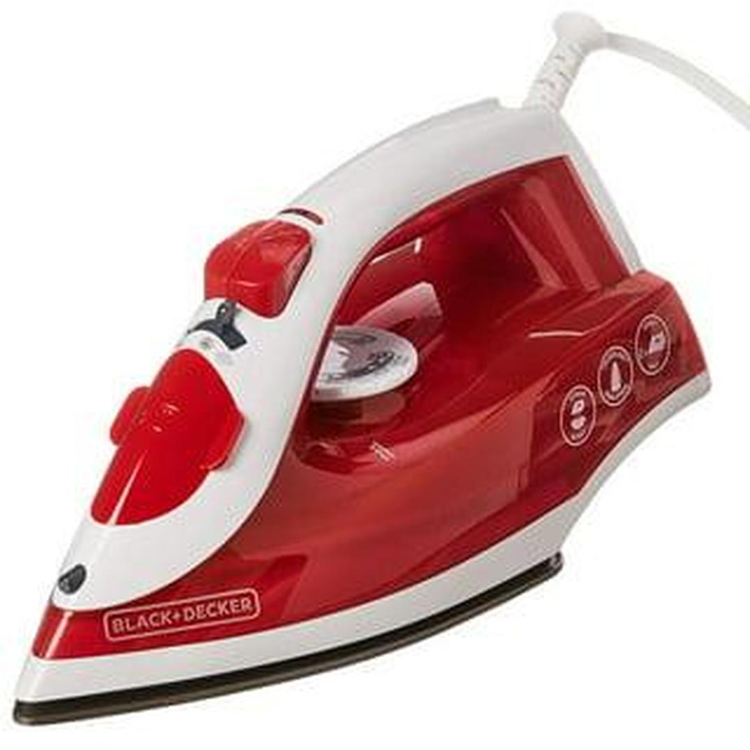 Black+Decker, Red, Variable Control Compact Iron