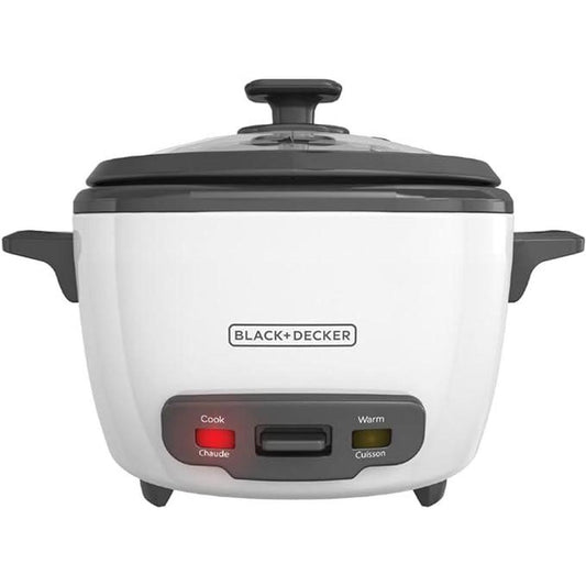 BLACK+DECKER Rice Cooker 16 Cups Cooked (8 Cups Uncooked) with Steaming Basket