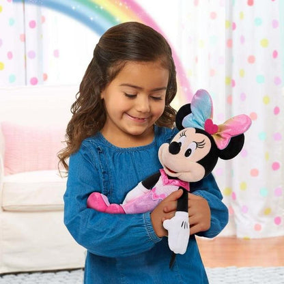 Minnie Mouse Sparkle and Sing Plush - 13 Inch Feature Toy with Lights and Sounds