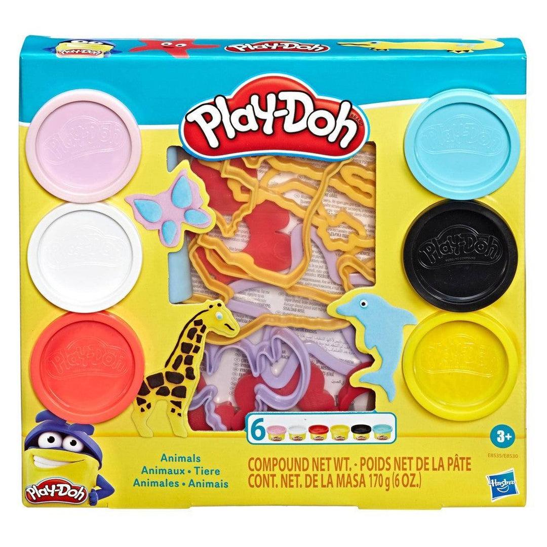 Play-Doh Fundamentals Animals Tool Set with 6, 1-Ounce Cans