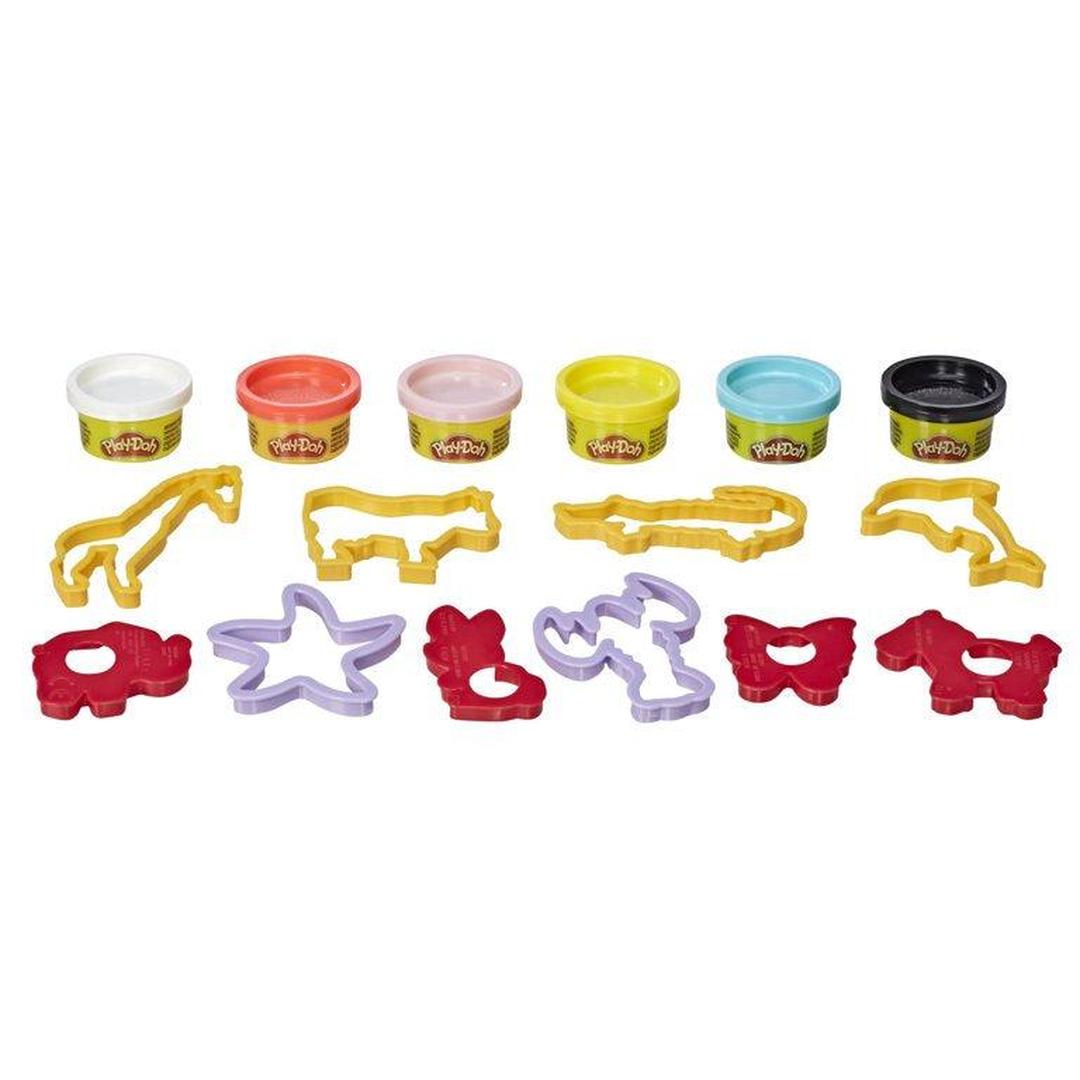 Play-Doh Fundamentals Animals Tool Set with 6, 1-Ounce Cans