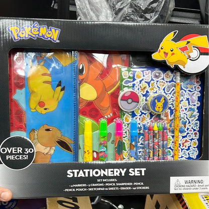 Innovative Designs Pokemon Kids Coloring Art and Sticker Set, 30 Pcs