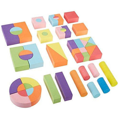 Lollipop 52-Piece Foam Block Set