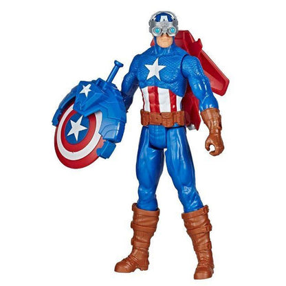 Avengers Marvel Titan Hero Series Blast Gear Captain America Action Figure