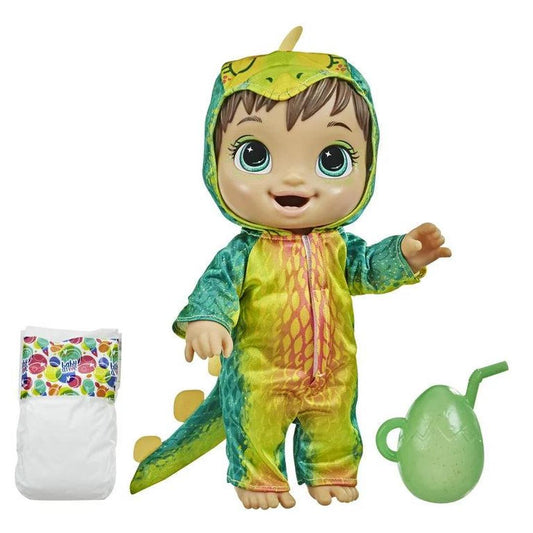 Baby Alive Dino Cuties Doll (Brown Hair)