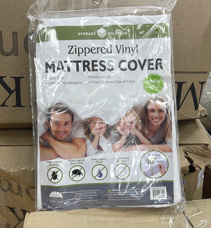 Queen16" PVC Mattress Cover with Zipper