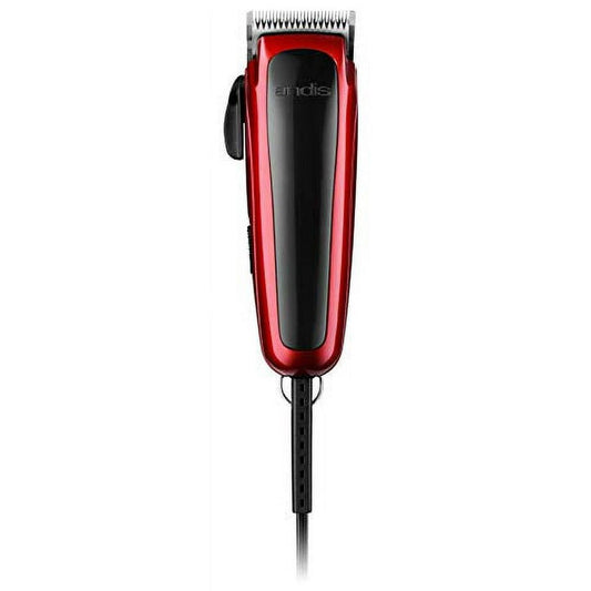 Andis Adjustable Blade Clipper Easy Cut 20-Piece Haircutting Kit, Red/Black