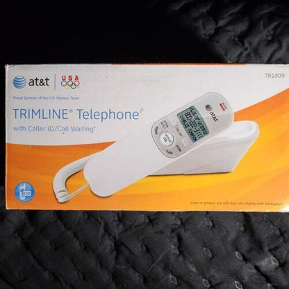 At&T Corded Trimline® Phone with Caller ID (White)