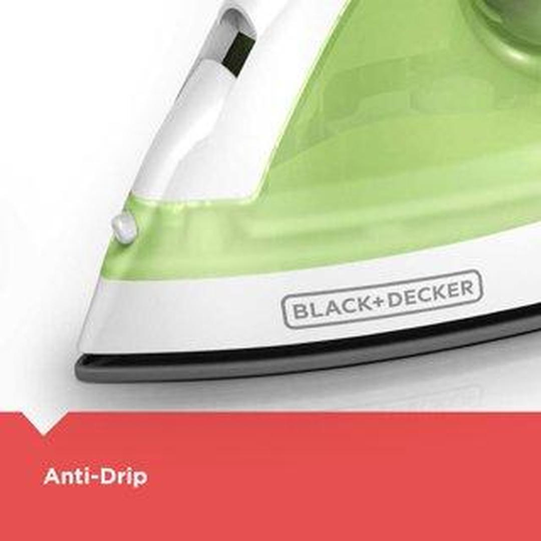 Black & Decker LIME GREEN Easy Steam Iron Compact