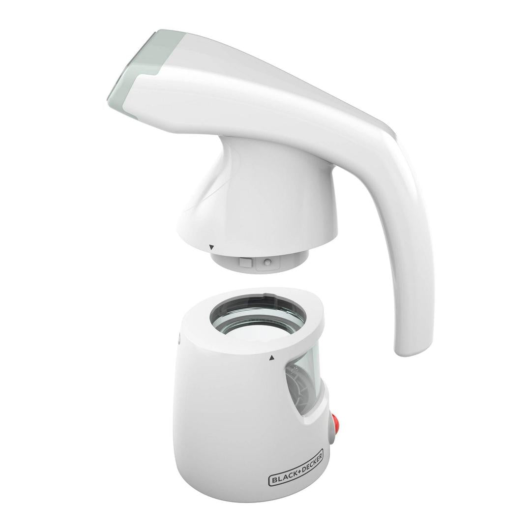 BLACK+DECKER Easy Garment Steamer - Powerful and Quick Steam Solution, White