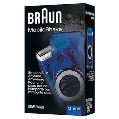 Braun Electric Razor for Men, M60b Mobile Electric Foil Shaver, Washable