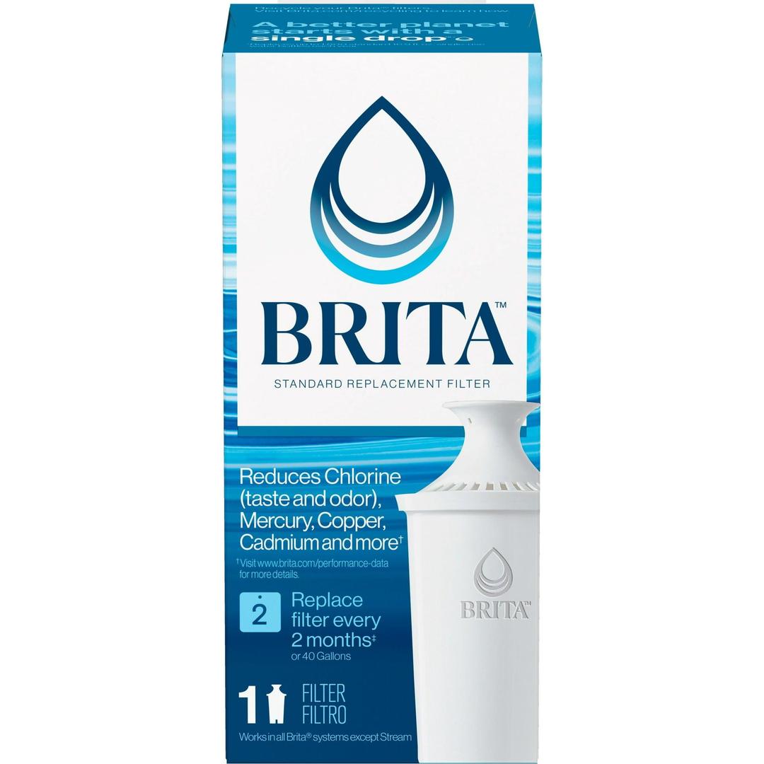 Brita Standard Water Filter, Replacement Filters for Pitchers and Dispensers