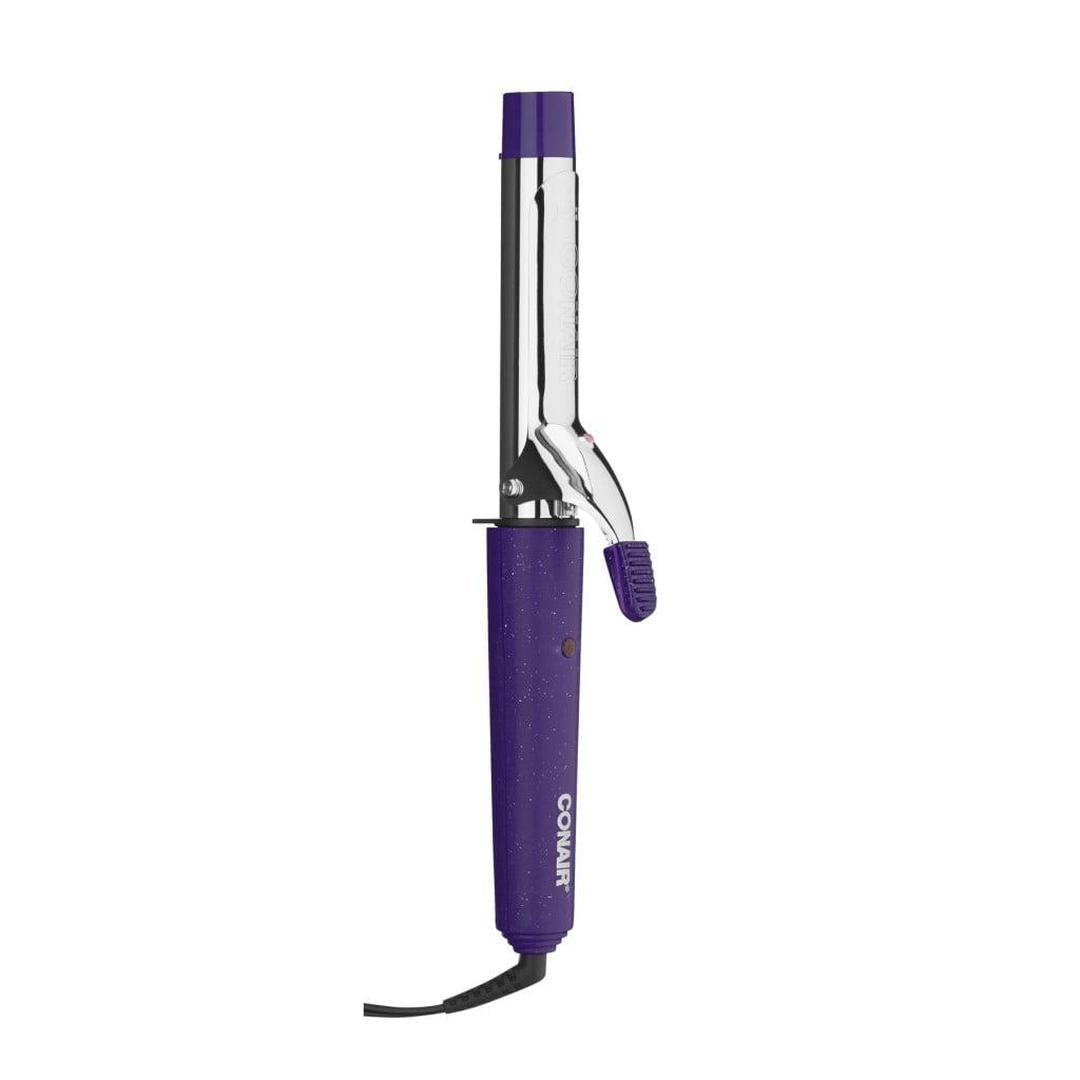 Conair Supreme Triple 0.5", 0.75", 1" Ceramic Spring Curling Iron, Purple, 3 Piece