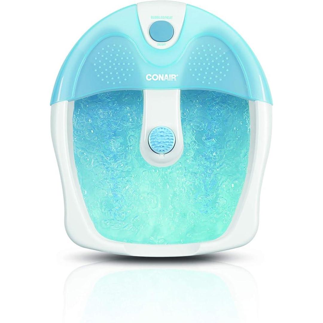 Conair Pedicure Foot Spa with Bubbles and Pinpoint Massage Attachment