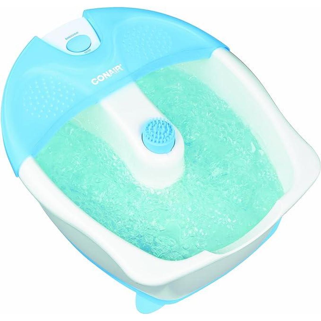 Conair Pedicure Foot Spa with Bubbles and Pinpoint Massage Attachment