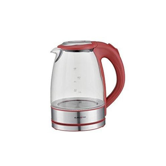 Brentwood Appliances KT-1900R Tempered Glass Tea Kettles, 1.7-Liter, Red