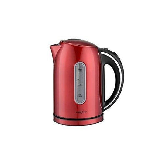 Stainless Steel Electric Kettle 1.7L - Red