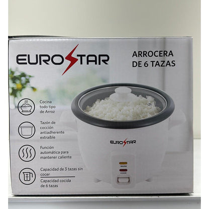 Eurostar Rice Cookers with Stainless Steel Pot