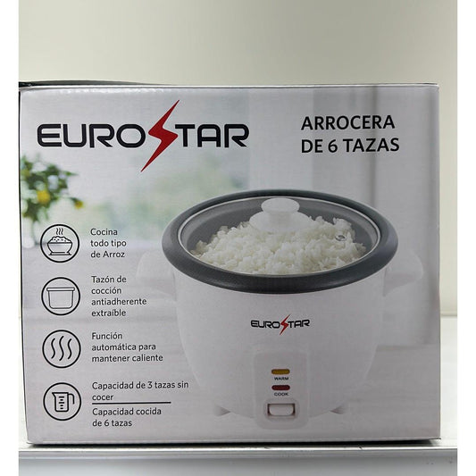 Eurostar Rice Cookers with Stainless Steel Pot