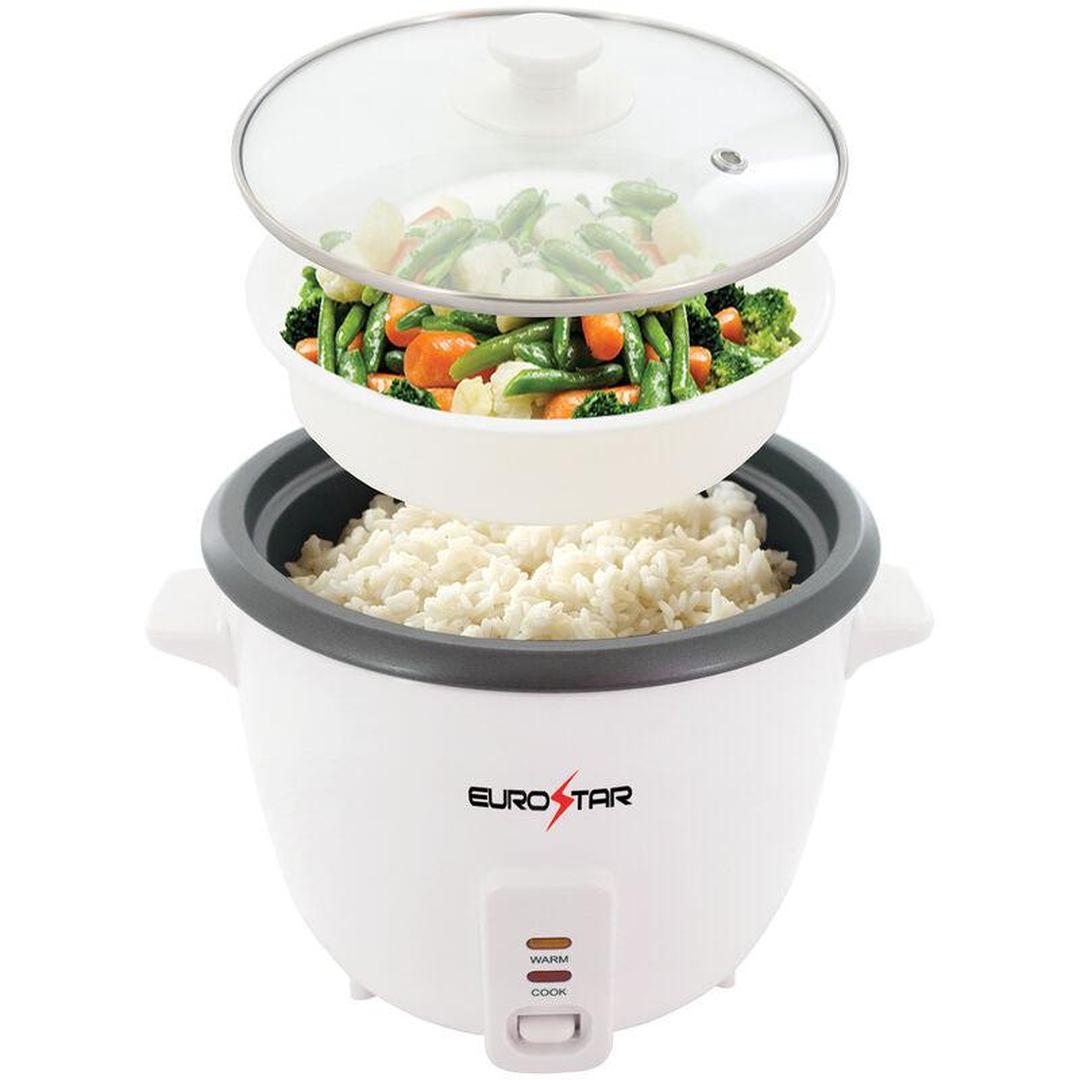 Eurostar Rice Cookers with Stainless Steel Pot