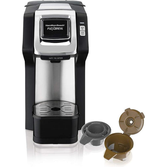 Hamilton Beach 49979 FlexBrew Single-Serve Coffee Maker Compatible with Pod Packs and Grounds