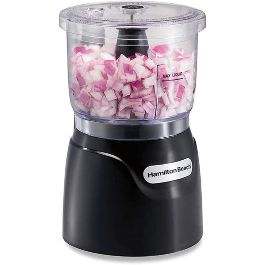 Hamilton Beach Electric Vegetable Chopper & Mini Food Processor, 3-Cup