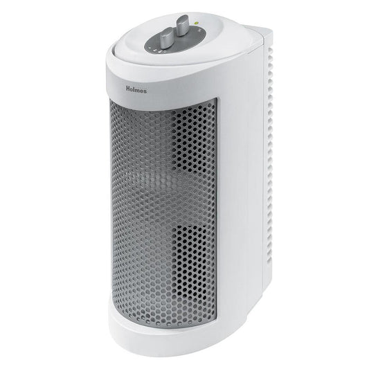 Holmes True HEPA Allergen Remover Mini Tower Air Purifier with Optional Ionizer